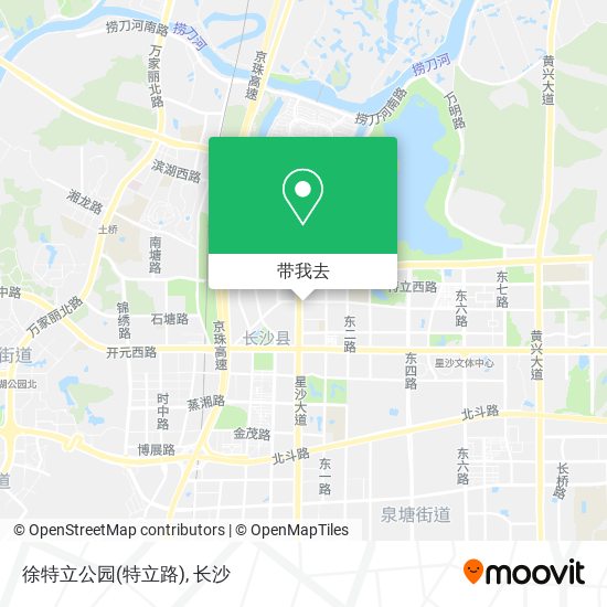 徐特立公园(特立路)地图