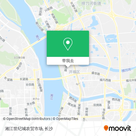湘江世纪城农贸市场地图