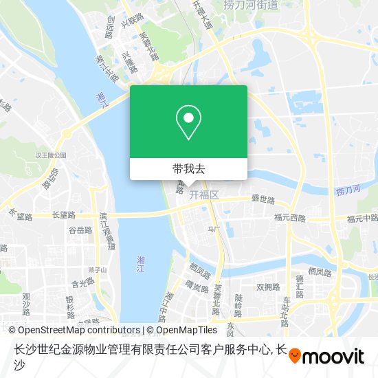 长沙世纪金源物业管理有限责任公司客户服务中心地图