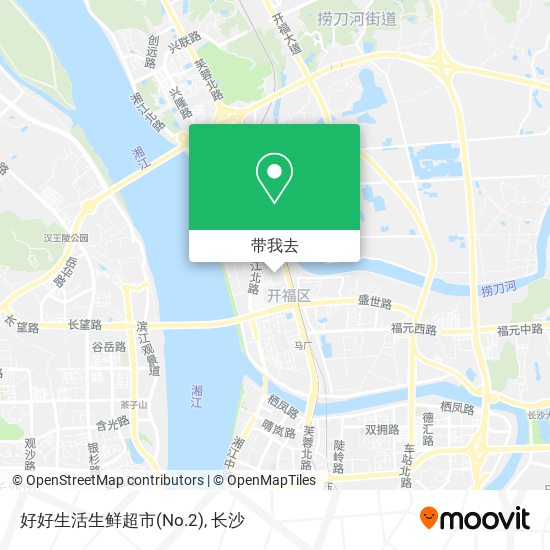 好好生活生鲜超市(No.2)地图