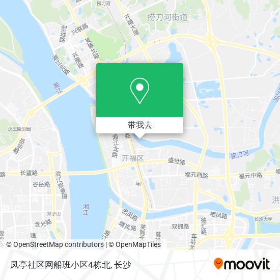 凤亭社区网船班小区4栋北地图