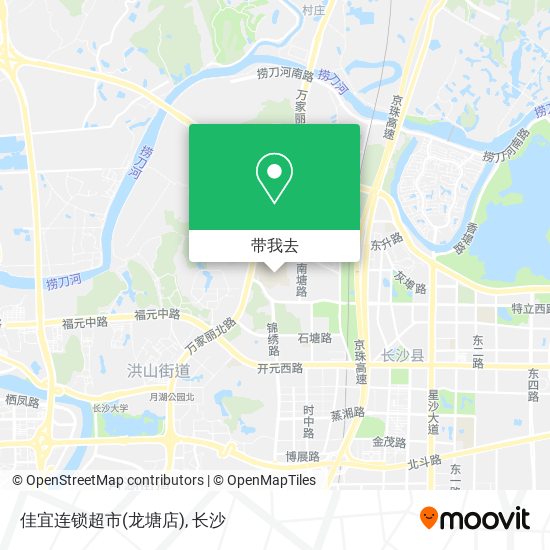 佳宜连锁超市(龙塘店)地图