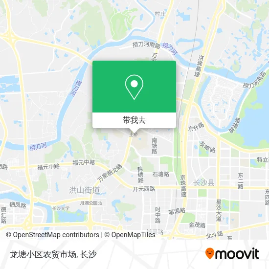 龙塘小区农贸市场地图