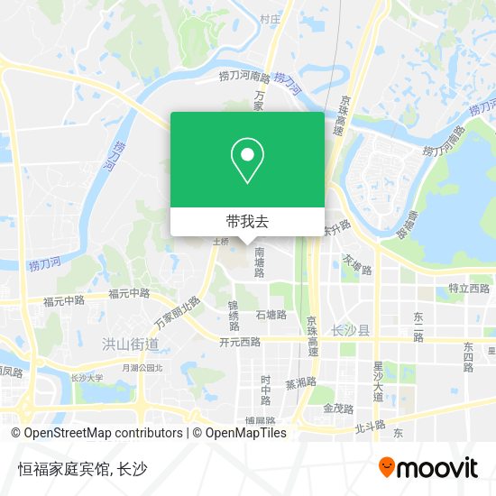恒福家庭宾馆地图