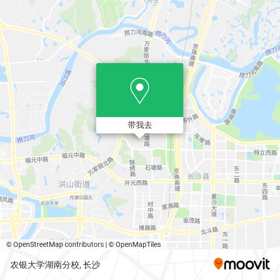 农银大学湖南分校地图