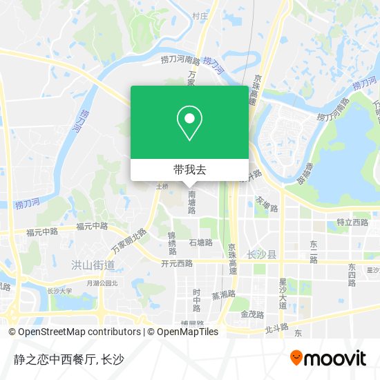 静之恋中西餐厅地图