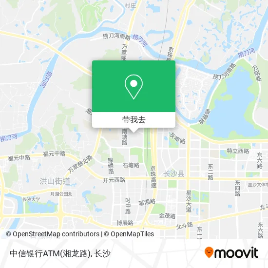 中信银行ATM(湘龙路)地图