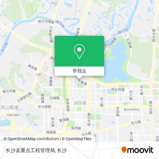 长沙县重点工程管理局地图