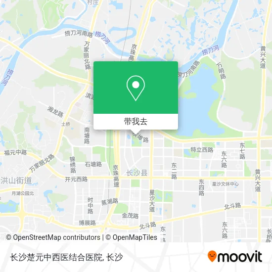 长沙楚元中西医结合医院地图