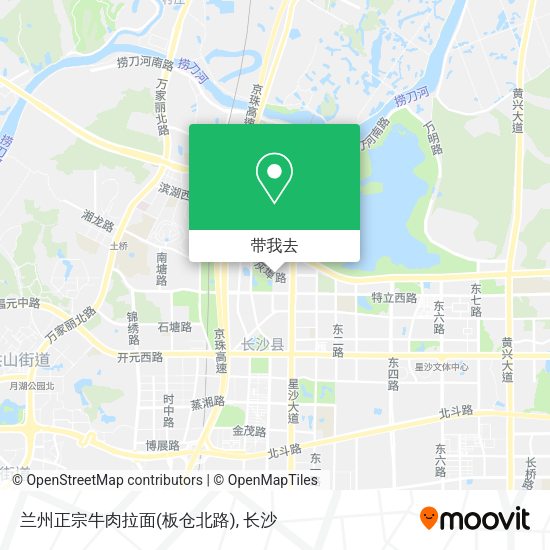兰州正宗牛肉拉面(板仓北路)地图