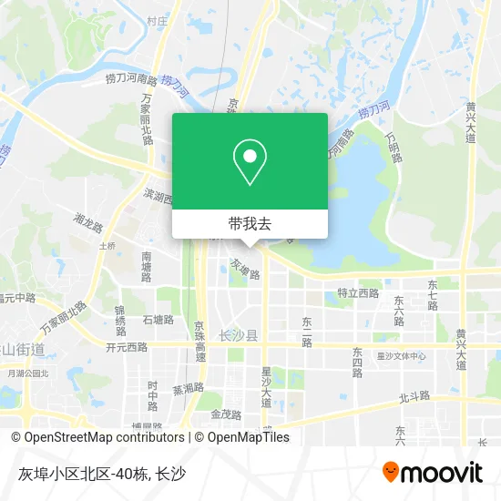 灰埠小区北区-40栋地图