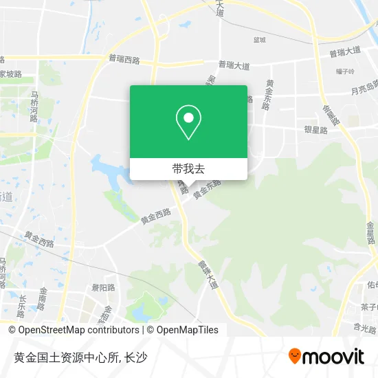 黄金国土资源中心所地图