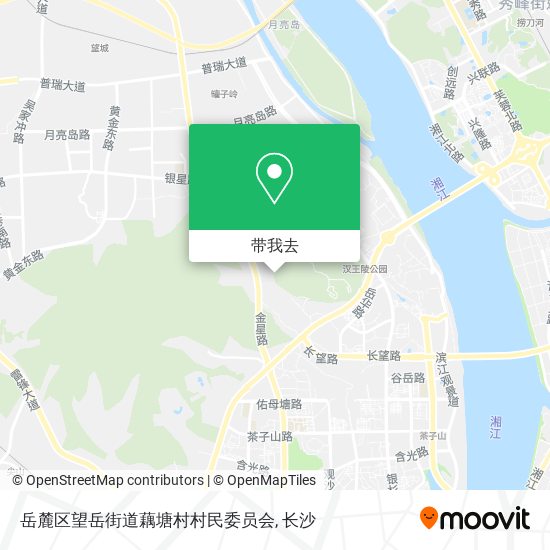 岳麓区望岳街道藕塘村村民委员会地图