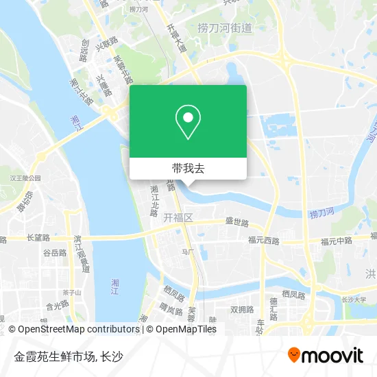 金霞苑生鲜市场地图