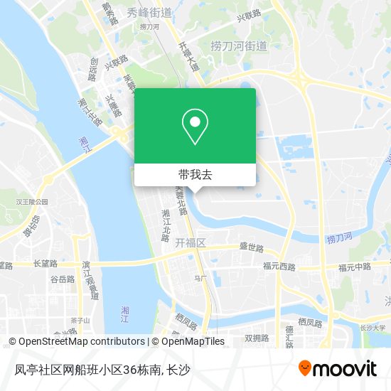 凤亭社区网船班小区36栋南地图