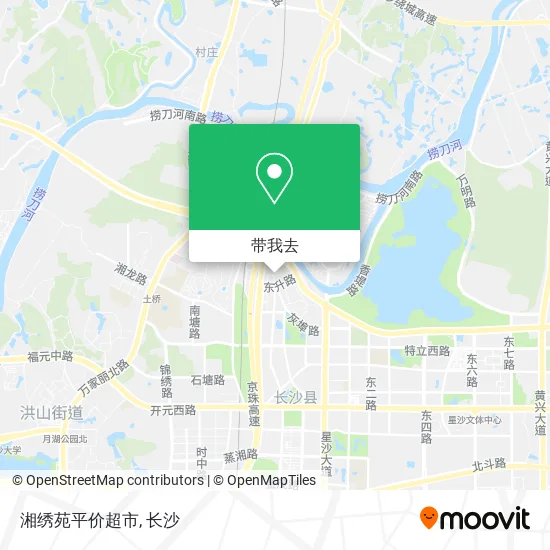 湘绣苑平价超市地图