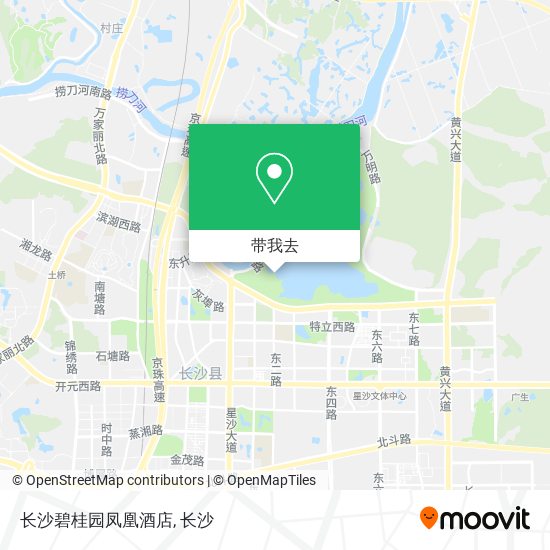 长沙碧桂园凤凰酒店地图