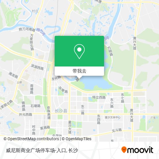 威尼斯商业广场停车场-入口地图