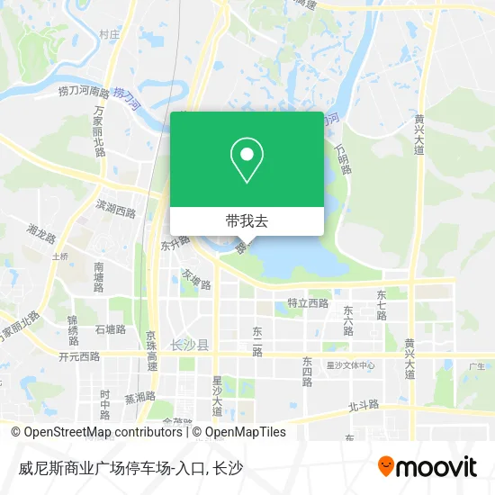 威尼斯商业广场停车场-入口地图