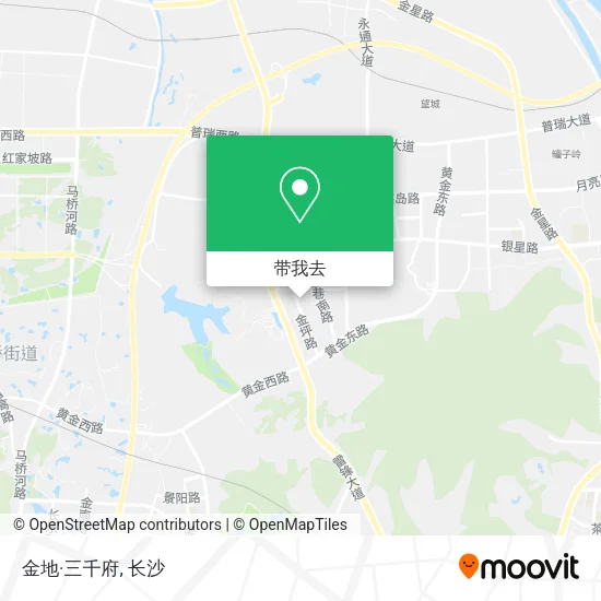 金地·三千府地图