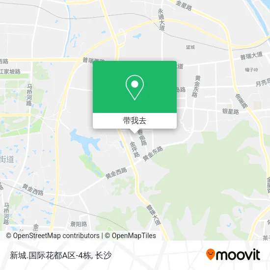 新城.国际花都A区-4栋地图