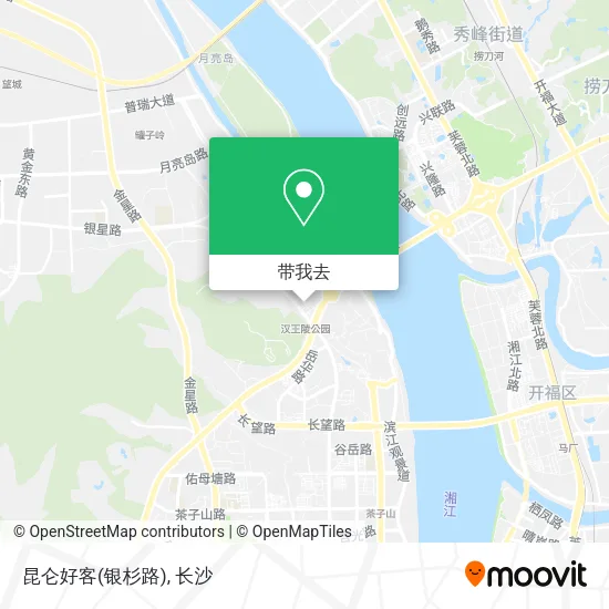 昆仑好客(银杉路)地图