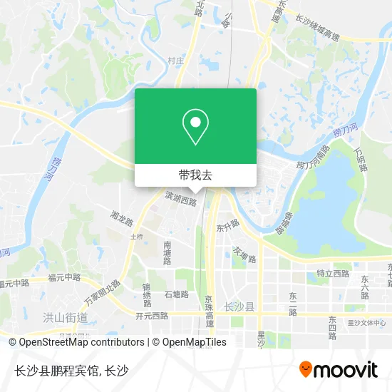 长沙县鹏程宾馆地图
