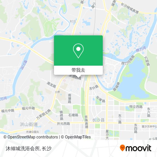 沐倾城洗浴会所地图
