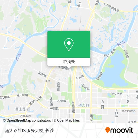 潇湘路社区服务大楼地图