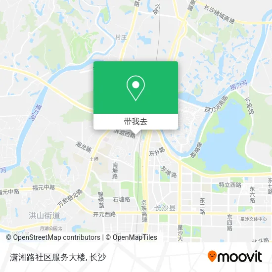 潇湘路社区服务大楼地图
