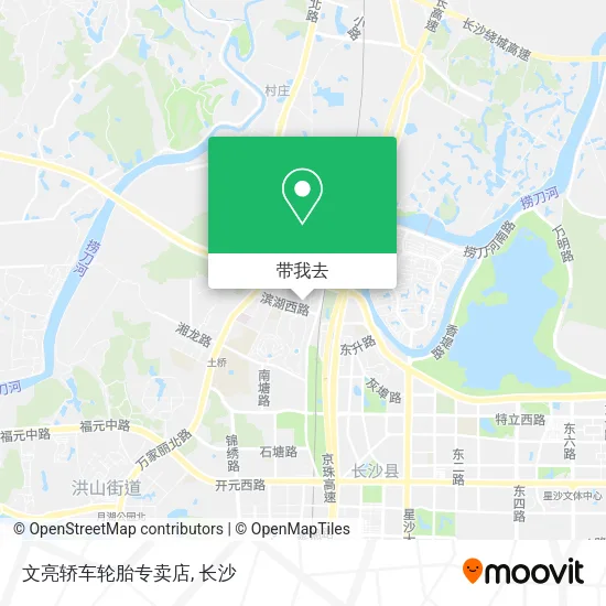 文亮轿车轮胎专卖店地图