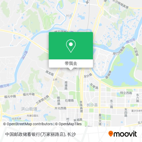 中国邮政储蓄银行(万家丽路店)地图