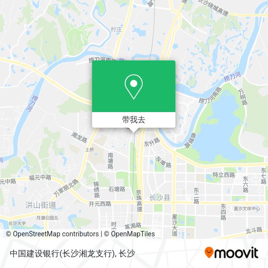 中国建设银行(长沙湘龙支行)地图