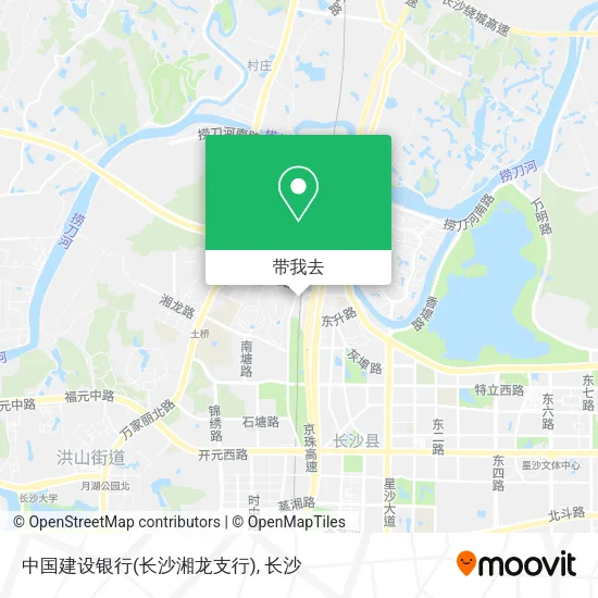 中国建设银行(长沙湘龙支行)地图
