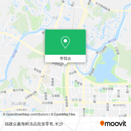 福建众鑫海鲜冻品批发零售地图