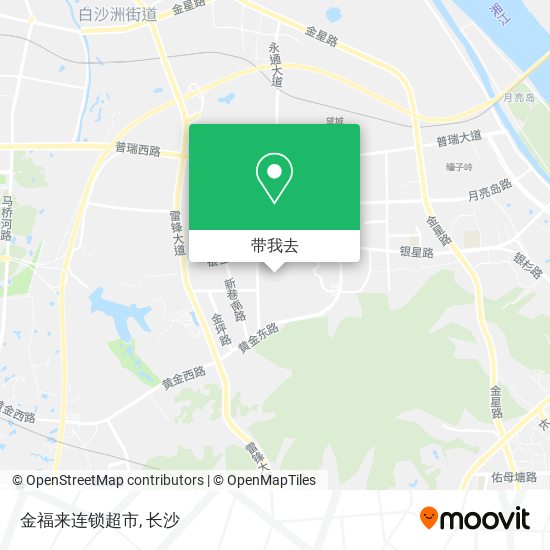 金福来连锁超市地图