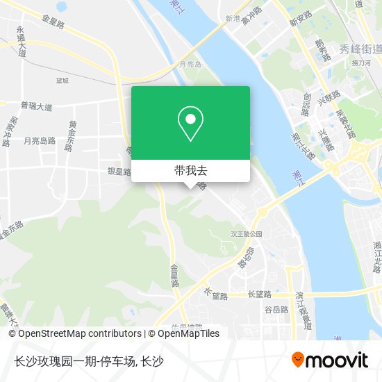 长沙玫瑰园一期-停车场地图