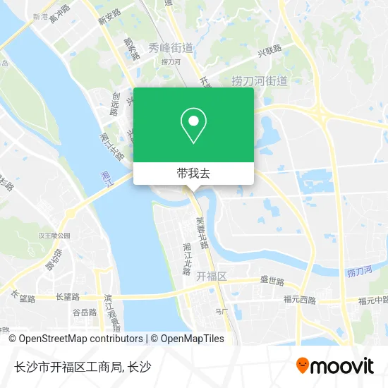 长沙市开福区工商局地图