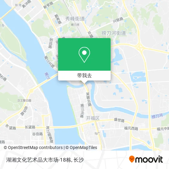 湖湘文化艺术品大市场-18栋地图