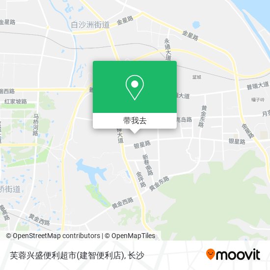 芙蓉兴盛便利超市(建智便利店)地图