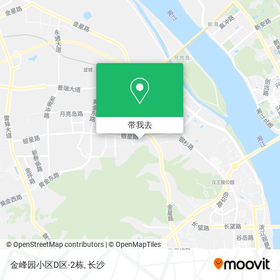 金峰园小区D区-2栋地图