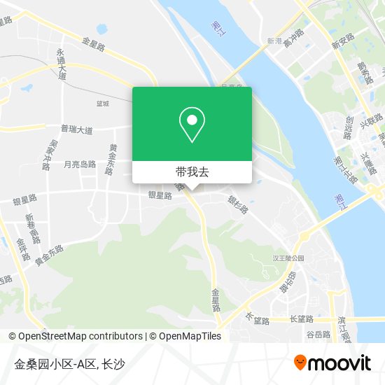 金桑园小区-A区地图