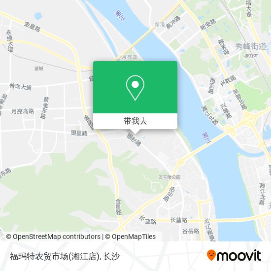 福玛特农贸市场(湘江店)地图