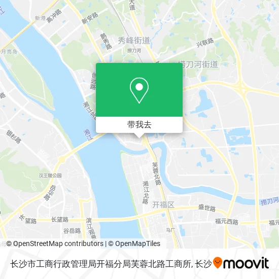 长沙市工商行政管理局开福分局芙蓉北路工商所地图