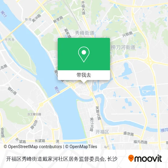 开福区秀峰街道戴家河社区居务监督委员会地图