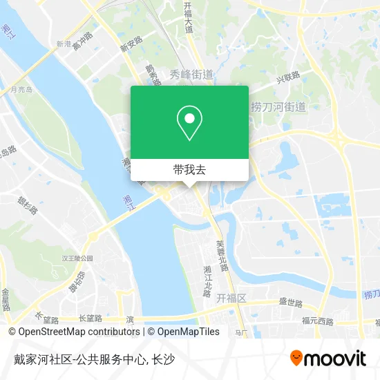 戴家河社区-公共服务中心地图