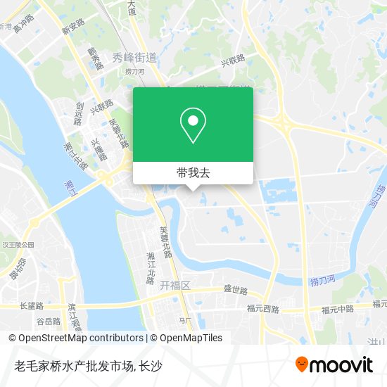老毛家桥水产批发市场地图