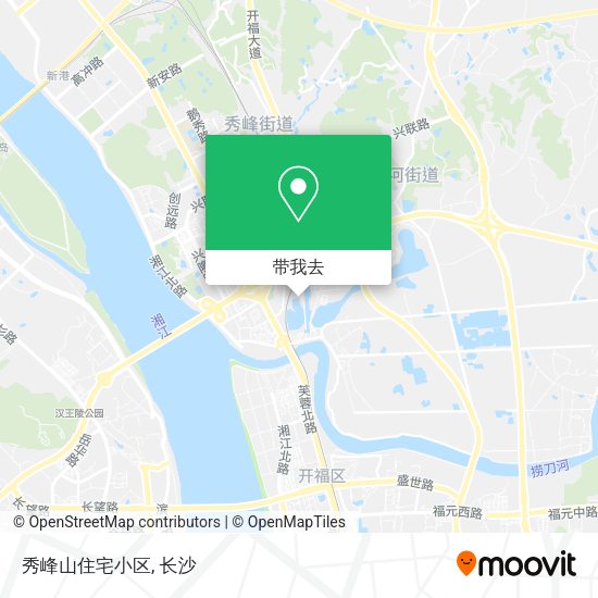 秀峰山住宅小区地图