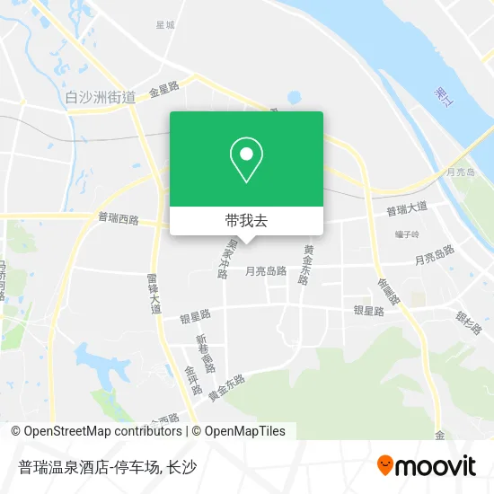 普瑞温泉酒店-停车场地图