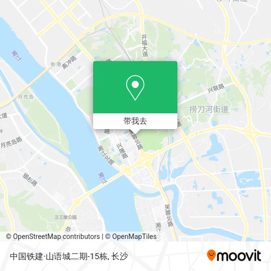 中国铁建·山语城二期-15栋地图